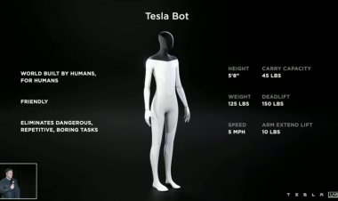 Kỹ sư Elon Musk công bố robot giống người Tesla Bot