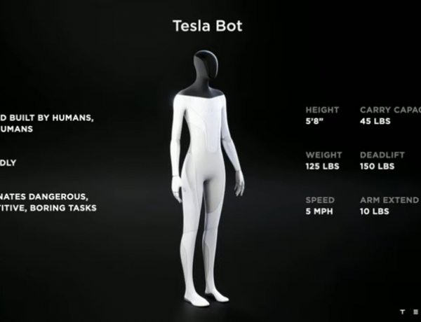 Kỹ sư Elon Musk công bố robot giống người Tesla Bot